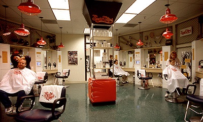 Interior of A Sport Clips